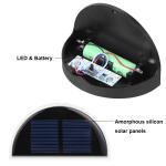 85lm/w Lamp Luminous Efficiency Solar Garden Light for Decorative Semi-Circular