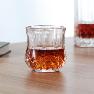 Wholesale Old Fashioned 10oz Vintage Whiskey Glasses With Embossed Diamond Pattern from china suppliers