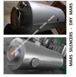 SUS304stainless stee carbon steel material marine muffler, marine spark