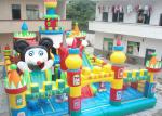 Outdoor inflatable amusement park