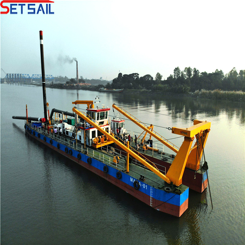 Diesel Engine Port Sand Dredger with Hydraulic Cutter Head