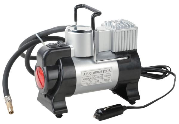 Car Inflation Metal Air Compressor With Led Light Flicker Light For Tyre