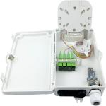 FTTH IP65 Outdoor 4 Cores Fiber Optic Termination Box with SC Connector Wall