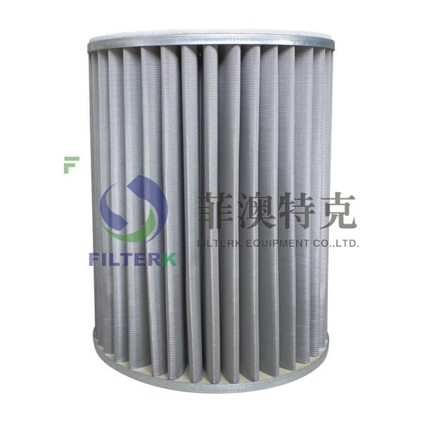 FILTERK G3.0 SS Mesh Media 10um Natural Gas Filter Cartridge Used In Distributio