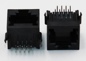 Wholesale 90 Degree Ethernet Connector RJ45 Single Port 8P8C Jacks Halogen - Free from china suppliers