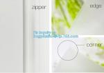 vinyl toiletry zipper bag pvc slider bag waterproof customized print clear pvc