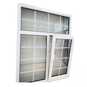 Wholesale PVC Windows Grill Design Double Glazed Glass Energy Saving Profile from china suppliers