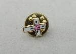 Small Military Brass Material Hard Enamel Pin , 11 mm Offset Printing For Men