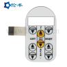 Buy cheap Pantone Tactile Metal Dome Switch 3M468 Adhesive RAL Membrane Switch With Led from wholesalers