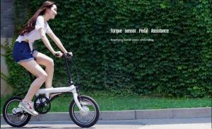 Wholesale Original Xiaomi High Speed Brushless Motor Mi QiCYCLE cheap electric folding bike from china suppliers
