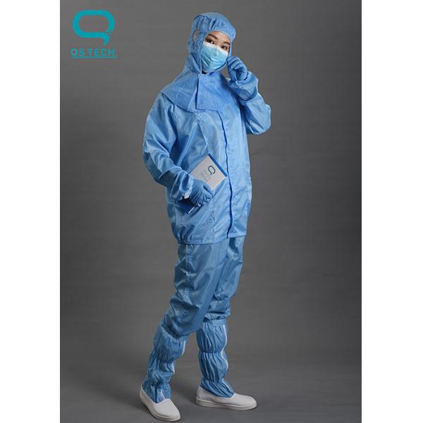0.25cm Grid Anti Static Coveralls Split Suit Anti Static Dress