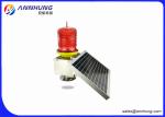 Solar Powered LED Low Intensity Light / Aviation Lights Red Steady Burning
