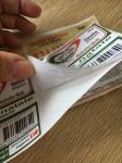 Adhesive Paper Plastic Sticker Label Customize Plastic Paper Sticker