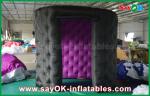 Photo Booth Decorations Fashionable Black Oval Inflatable Photo Booth Tent