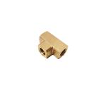 1/4NPT* 1/4NP* 1/4NPT Female Brass Hose Tee Fittings Lead Free