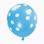Multicolor Custom Full Printing Latex Polka Dot Latex Balloons 12inch