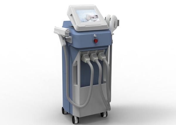 IPL E-light Laser Tattoo Removal Equipments Vertical 3 Handles q-switched nd yag
