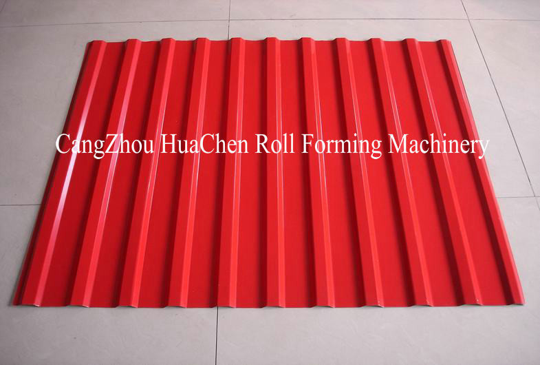 Hydraulic Pre Cutting Wall Panel Metal Roll Forming Equipment With 10 Row