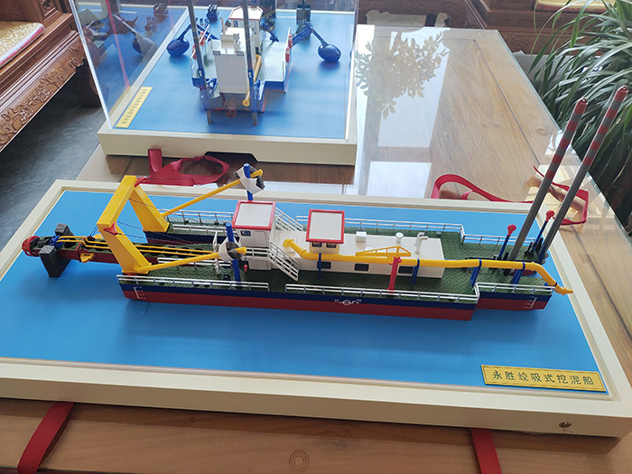 Custom Built Diesel Cutter Suction Dredger With A Blue Color For Specific Dredging Requirements