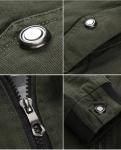 Custom Printed Winter Padded Sportswear Utility Bomber Leather Jacket Men with