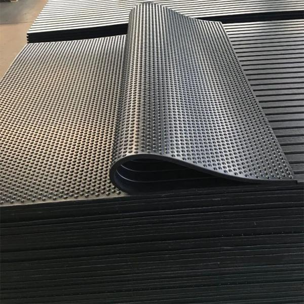 1.22 X 1.83m Black Horse Rubber Stall Mats Agricultural Cow Mat Cheap Anti Slip