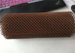 Aluminum Metal Coil Drapery , Chain Link Drapery For Architectural Declaration