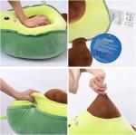 16.5-inch snuggle stuffed avocado fruit soft plush Throw pillow gift for kids,