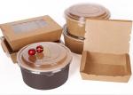 Custom printed ice cream cups Paper Bowl Ice soup cup kraft paper box bowl food