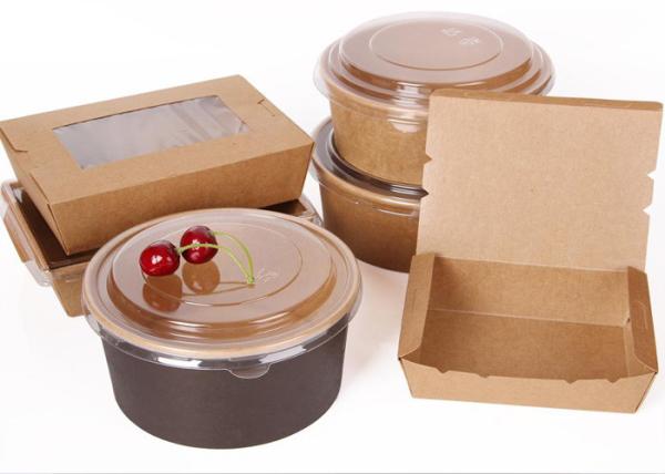 Biodegradable Packaging Disposable Soup Kraft Paper Bowl Salad bowl soup bowls