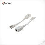 ABS Shielded Passive PoE Splitter Gigabit 10/100/1000M For IP Camera