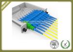 Rack Wall Mount Fiber Optic Splitter Cassette / Card Type SC UPC Connector