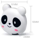 Mini Panda Safety Alarm Keychain 130mAh Location APP For Women Elderly Kids 40g