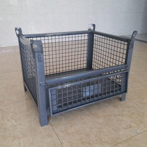 Wholesale ISO RAL Galvanised 110kg 4 Layers Stackable Steel Wire Cages from china suppliers