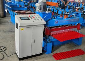 Wholesale Corrugated 840mm Touchscreen Roof Tile Roll Forming Machine from china suppliers
