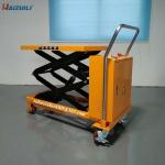 Portable 350kg Electric Lift Table With 1500mm Lifting Height Compact Structure