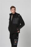 Windproof Cold Weather Workwear 320gsm Mens Softshell Work Jackets