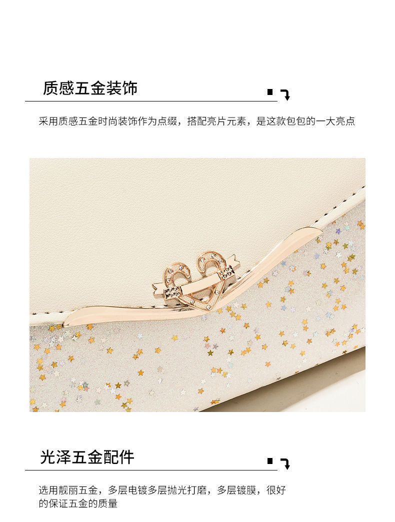2024 SPRING/SUMMER NEW HIGH-GRADE TEXTURE SMALL BAG FEMALE DIAMOND CHAIN SHOULDER UNDERARM BAG