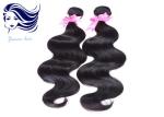 Light Black 18inch Human Hair Extensions Peruvian Deep Wave Virgin Hair