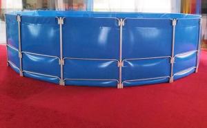 Wholesale 15000L PVC Tarpaulin Round Fish Pond For Aquaculture Fish Pond Plastic Tank Collapsible Fish Tank from china suppliers