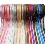 25 yards / piece Gift Packing Materials Polyester Satin Ribbon For Gift Wrapping