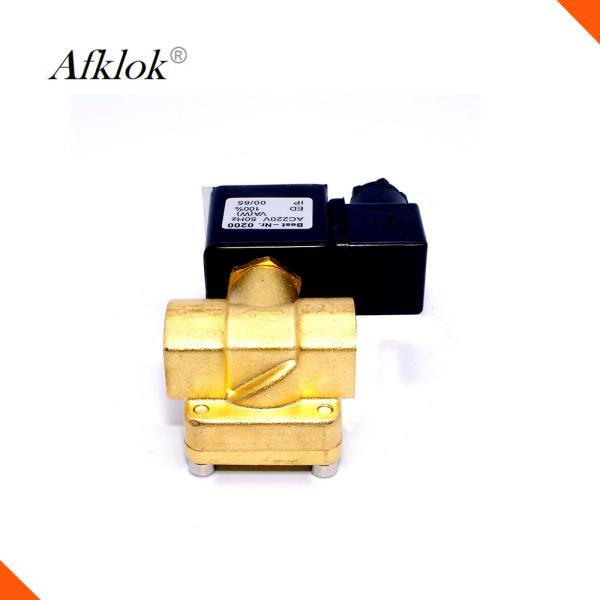 Two Position Solenoid Water Valve Brass Material 0927 Two Way Pilot Diaphragm