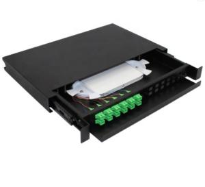 Wholesale 24 Port FTTH OTB Rack Fiber Patch Panel ODF Data Center FTTX from china suppliers