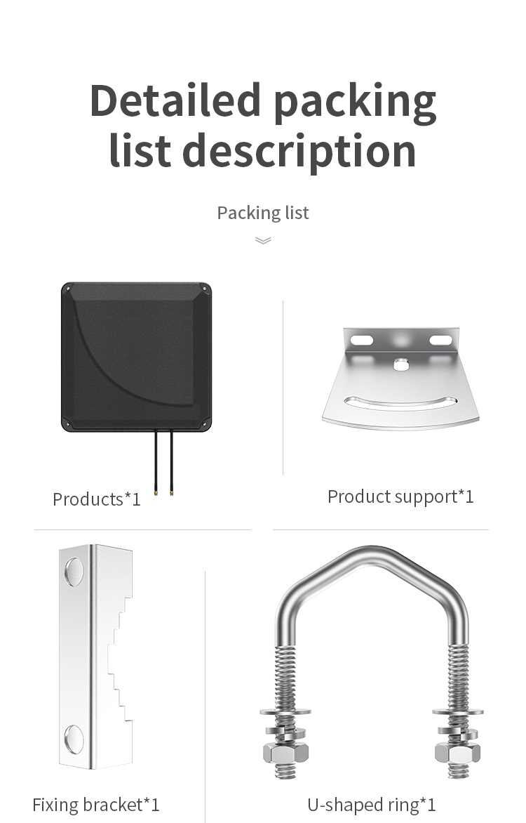 50ohm Impedance 4G Signal Repeater Antenna 30cm Length Ideal for Outdoor Applications