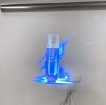 Transparent Holographic Rear Projection Film on Storefront Glass for Window