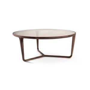 Wholesale Nordic Style Small Coffee Tables , Round Wood Coffee Table Living Room Use from china suppliers