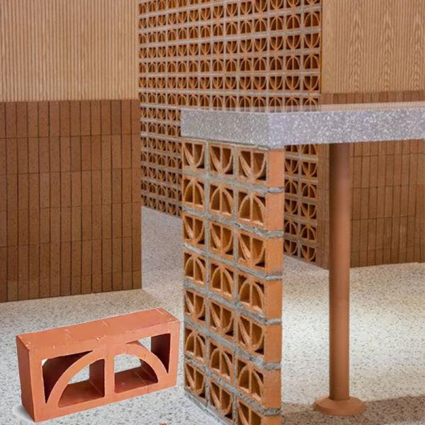 Building Material Wall Decoration Hollow Brick Terracotta Breeze Block For Home