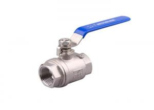 China 50.8mm Hygienic Tri Clover Butterfly Type Ball Valve With SS316L Grade on sale