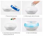 5 In 1 300ml Ultrasonic Aromatherapy Essential Oil Diffuser