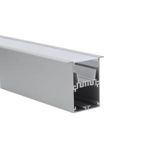 Wholesale 50mm Width Recessed Aluminum Led Profile IP20 Sandblasting Oxidation from china suppliers