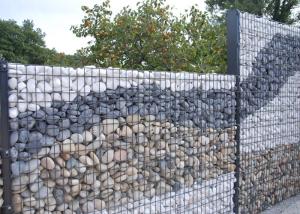 Wholesale Flexible Decorative Gabion Baskets / Gabion Stone Fence 1 - 5 Meter Length from china suppliers